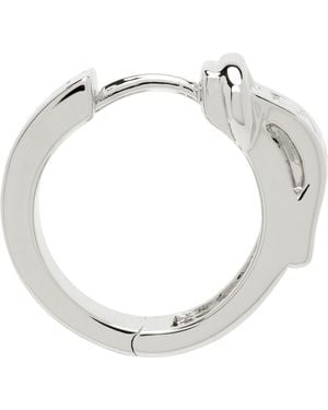 Vivienne Westwood Bobby Single Hoop Earring - Metallic