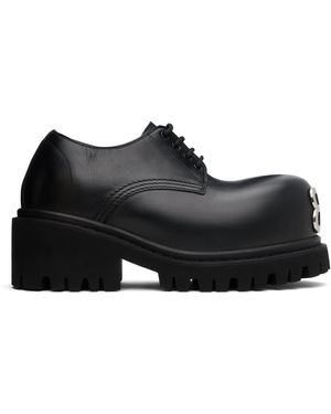 Balenciaga Derbys Stomper Noirs