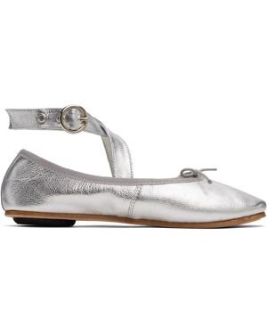 Repetto シルバー Sophia ベルト バレエシューズ - ブラック