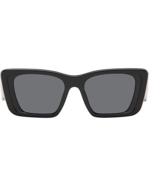 Prada Thick Cat Eye Acetate Sunglasses - Grey