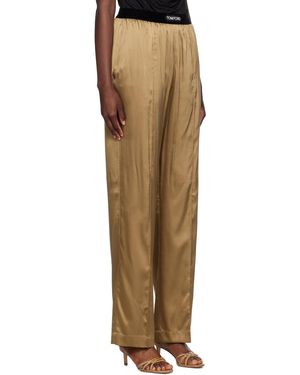 【関税＆送料込み】Tom Ford Cargo Silk Pants Tom Ford Cargo Silk Pants in Black | Lyst