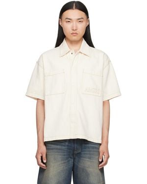 Amiri Off- Denim Shirt - White