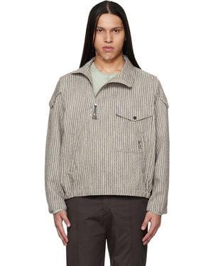 Kiko Kostadinov Farkas Pullover Jacket - Grey