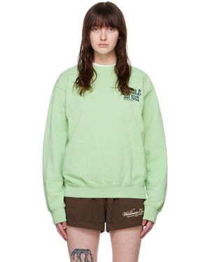 Sporty & Rich Sportyrich ーン Usa Health Club スウェットシャツ - グリーン