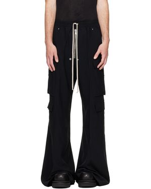 Rick Owens Tower Cargobelas Cargo Trousers - Black