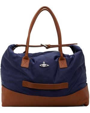Vivienne Westwood Sid Weekender Duffle Bag - Blue