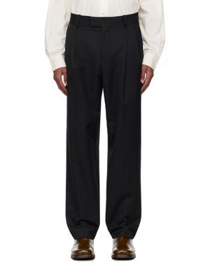 Drole de Monsieur ブラック Le Pantalon Golfeur トラウザーズ