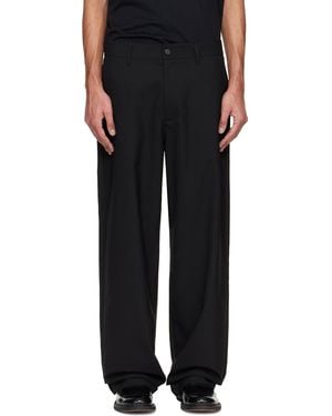 Hope Wide-Leg Suit Trousers - Black
