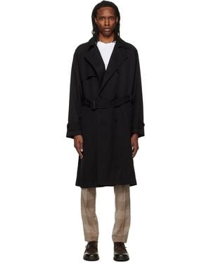 HUGO Belted Trench Coat - Black