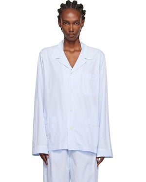 MAGNIBERG Chemise De Pyjama Dolce Bleue - Blanc