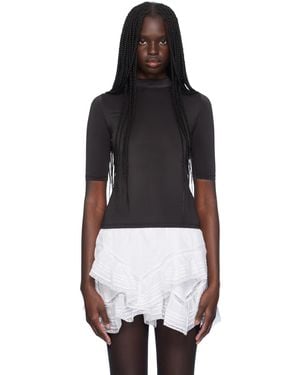Sandy Liang Lillian T-shirt - Black