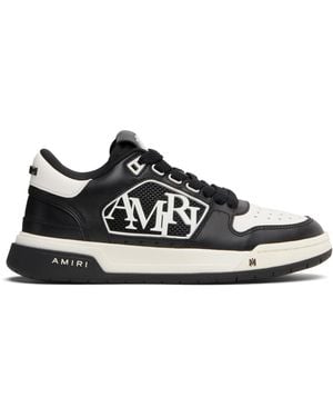スニーカー AMIRI Woman Sneakers Black AWFOSR1132 BLACK WHITE AMIRI Women's Skel Top Low Sneakers in Black/White Amiri