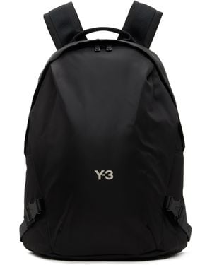 Y-3 ブラック ナイロン バックパック