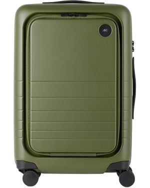 Monos Khaki Carry-On Pro Plus Suitcase - Green