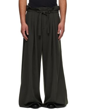 Lu'u Dan Slacker Maxis Trousers - Black