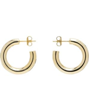 Lemaire Classic Hoops S Earrings - Black