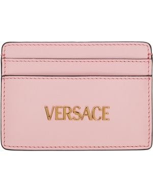 Versace Tag Card Holder - Pink