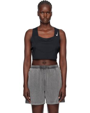 Nike Dri-Fit Adv Aeroswift Sport Top - Black