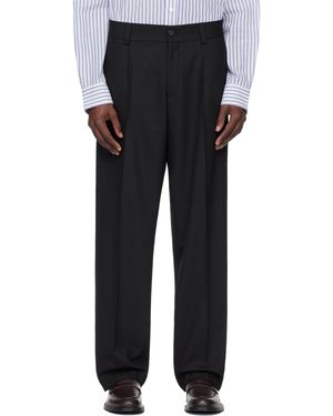 HUGO Pantalon Noir À Coupe Moderne