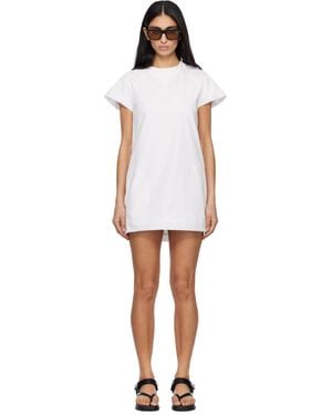 Sacai Off- Poplin Minidress - Black