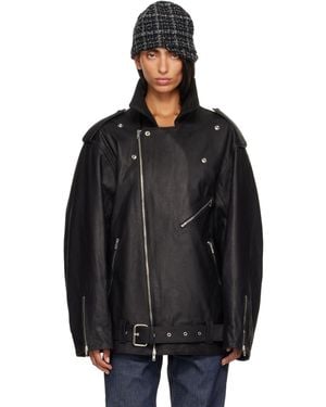 SECONDA Fonda Leather Jacket - Black