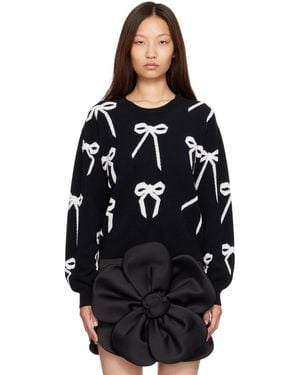 Marc Jacobs Pull Noir À Boucles En Jacquard