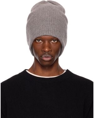 The Elder Statesman Watchman Beanie - White