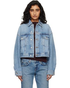 Agolde Palmer Denim Jacket - Blue