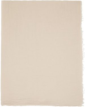 Rick Owens Off- Temple Sandy Mega Scarf - Natural