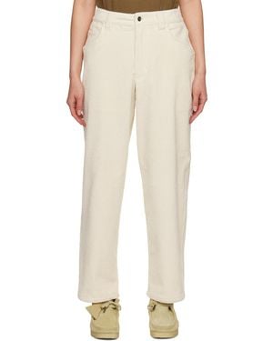 Dime Off- Classic Baggy Trousers - Natural