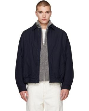 Casey Casey Lin Cot Meaux Blouson Jacket - Blue
