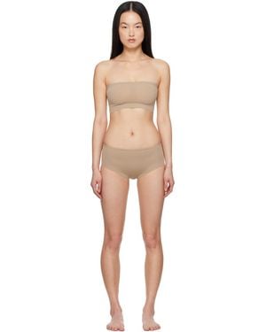 Alaïa Second Skin Bra & Briefs Set - Black