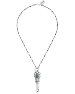 Yohji Yamamoto Skull Dagger Pendant Necklace - Metallic