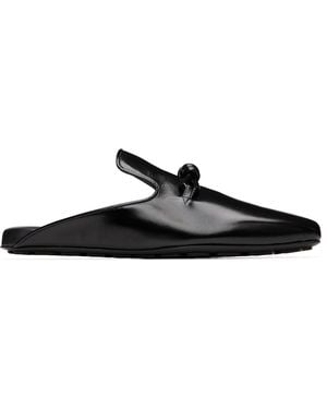 Bottega Veneta Roma Slip-On Loafers - Black
