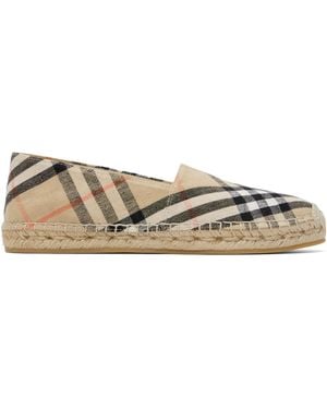 Burberry Check Mews Espadrilles - Multicolour