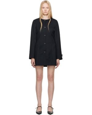 Sandy Liang Swan Minidress - Black