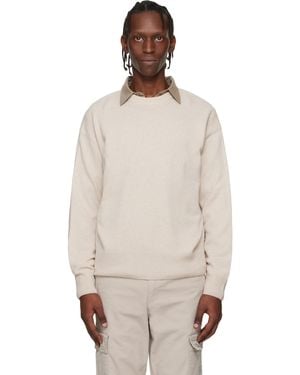 BOSS Off- Relaxed-Fit Virgin Wool Jumper - Multicolour