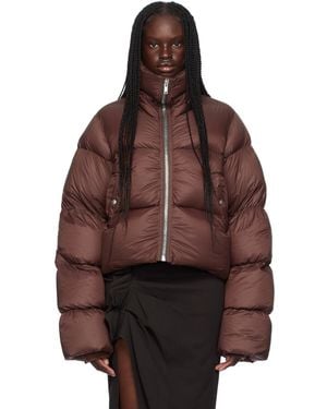 Rick Owens Porterville Turtle Down Jacket - Brown