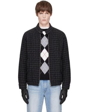 DUNST Harrington Wool Blouson - Black