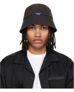 Comme des Garçons Garment Dyed Oxford Bucket Hat - Black