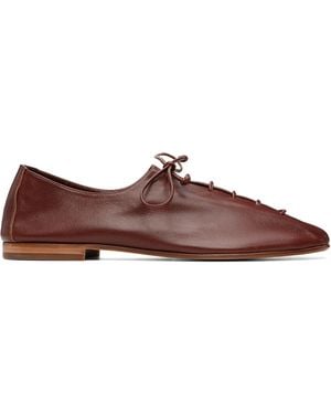 Hereu Plegada Shiny Loafers - Brown