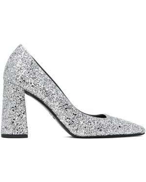 Teurn Studios Ssense Exclusive Glitter Heels - Black