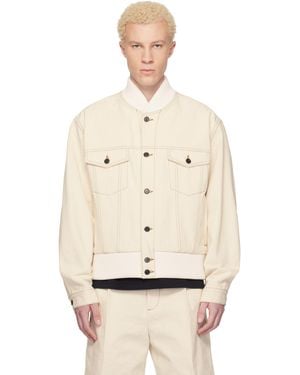 Lanvin Off- Teddy Jacket - Natural