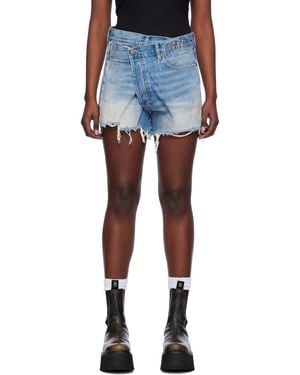 【関税込み】R13 ブルー Pouch Pocket デニムショートパンツ R13 ブルー Pouch Pocket デニムショートパンツ ブルー | Lyst