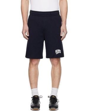 BBCICECREAM ネイビー Small Arch Logo ショートパンツ - ブルー