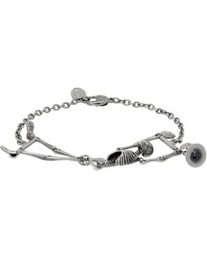 Vivienne Westwood Skeleton Bracelet - Metallic