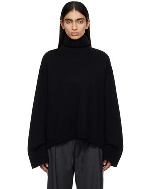 Frankie Shop Col Roulé Trapèze Rhea Noir