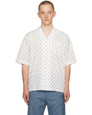 Marni ホワイト 水玉 シャツ