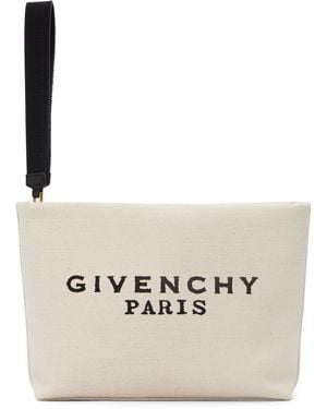 Givenchy Off- Canvas Pouch - Natural
