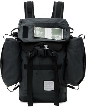 GR10K Waxed Cotton Backpack - Black